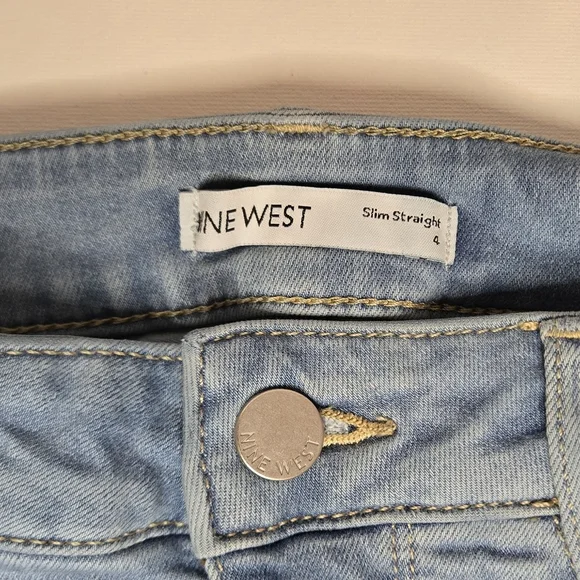 🖤 Nine West Women's Light Blue Jeans - Picture 6 of 7